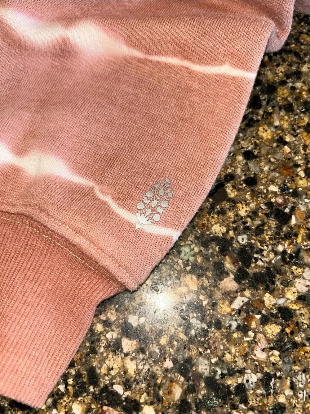 Free People Lace-Up Tie-Dye Hoodie